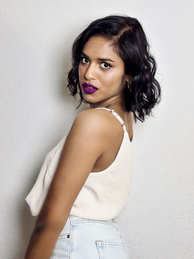Bold Purple Lip — Editorial