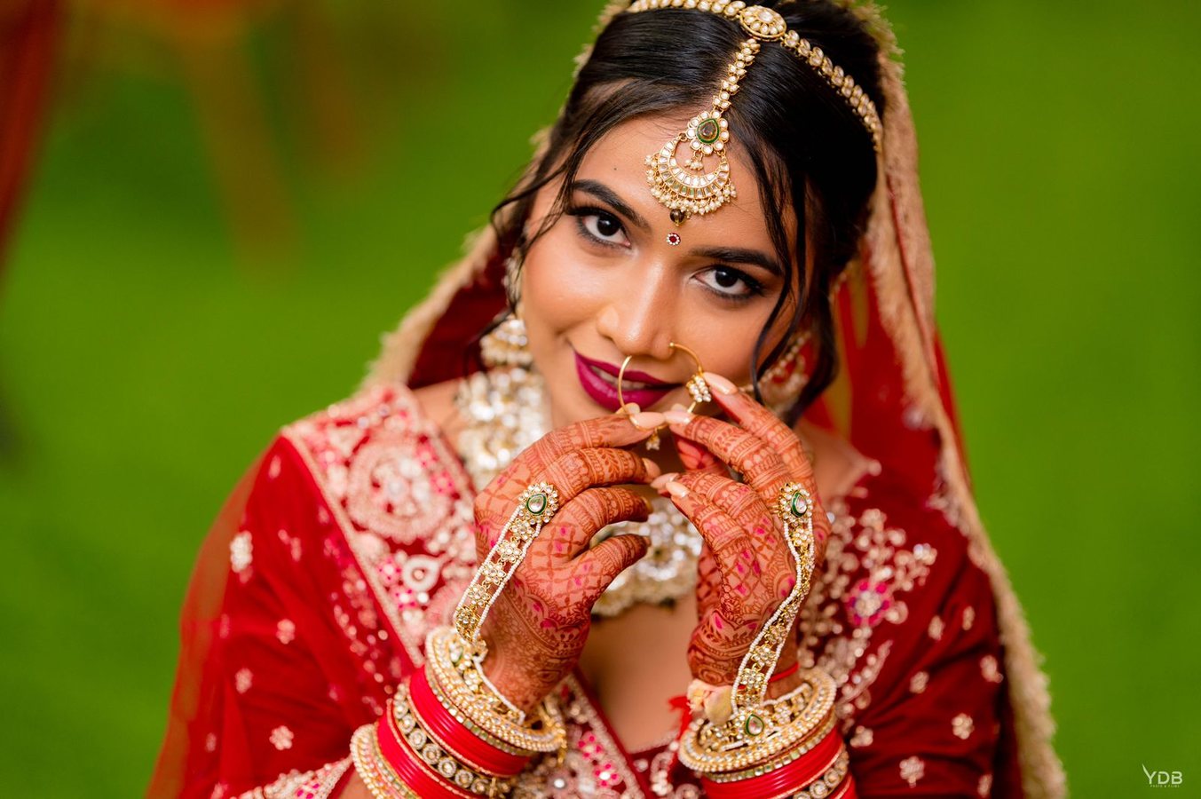 Bride — Mehndi Hands Close Up