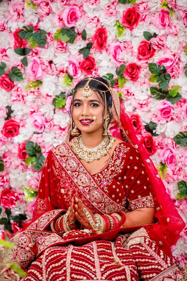Bride — Pink Floral Wall