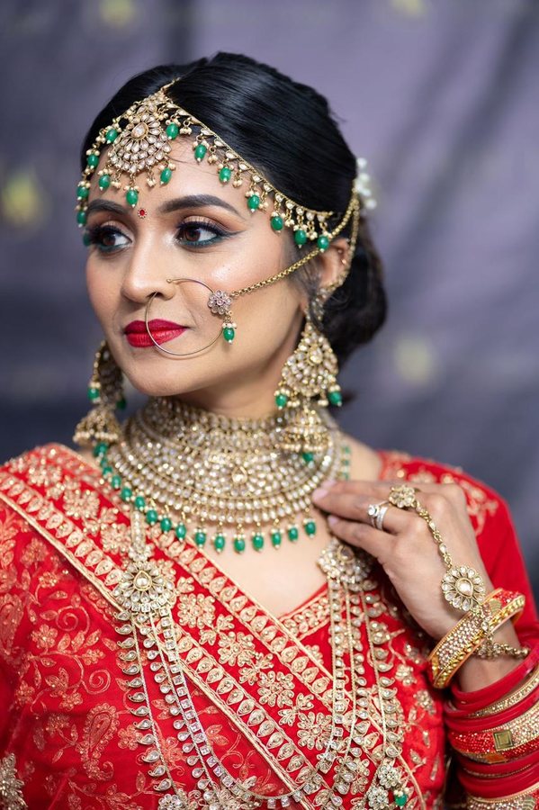 Green Jewels — Bridal Portrait