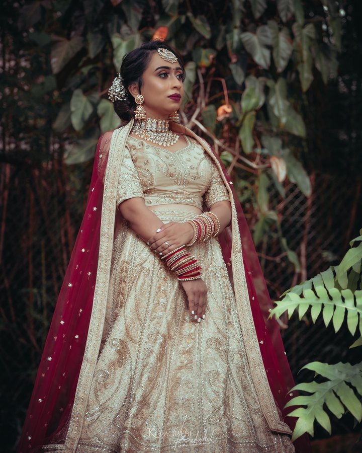 Ivory Lehenga — Looking Away