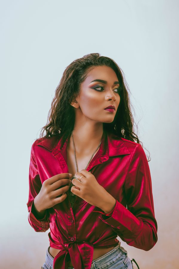 Red Satin — Smoky Eye