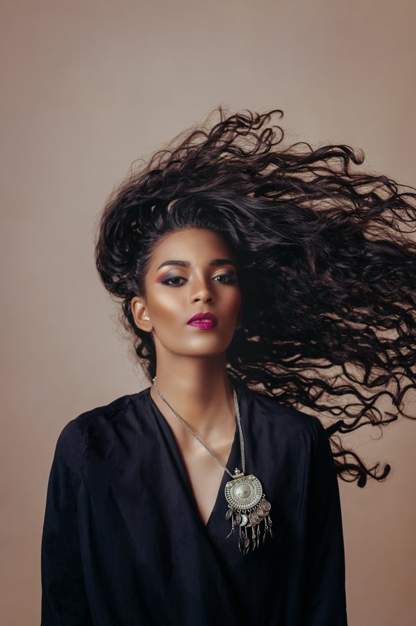 Wind Hair — Warm Tones